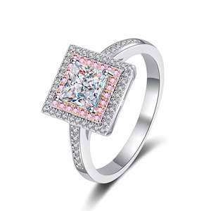 925 <b>Silver</b> Octagon Cut Zircon Jewelry <b>Set</b> <b>Necklace</b> <b>Earrings</b> Ring Women Luxury Geometric Claw Setting Wedding Party Engagement - Product Image 4