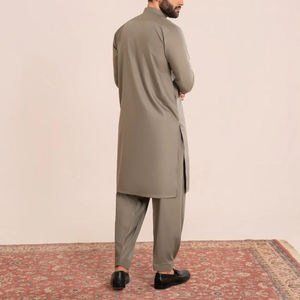 Fabricants professionnels de Salwar Kameez pour hommes, faible MOQ, nouvelle collection, coton de haute qualité, tenue de soirée, options personnalisées, service OEM - Product Image 2