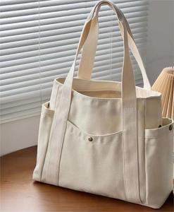 Nuovo stile borsa di tela per le donne di tela di grande capacità borsa a una spalla per studenti universitari di classe per <span class=keywords><strong>tutto</strong></span> il cotone borsa da donna - Product Image 4