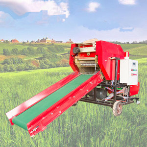 55*52cm Size Baling and Wrapping Machine <b>Feed</b> Baler Small Silage Baler Livestock Forage Wrapping Machine - Product Image 2
