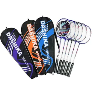 Group Playing Badminton Sports Customized Badminton Racket Racquet With OEM Service