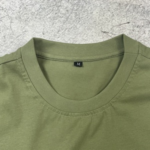 Camiseta de Algodón Supima de Primera Calidad, Diseño en Blanco, Talla Grande, Color Verde De Marque, 230 g/m² - Product Image 6