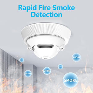 Détecteur <span class=keywords><strong>de</strong></span> fumée photoélectrique intelligent sans fil TUYA WIFI 2.4G avec batterie Li-ion 10 ans pour alarme incendie à distance - Product Image 5