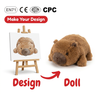Boneka Hewan Isi Kapas Lembut Custom, Boneka Plush Bordir, Hadiah Ulang Tahun Anak, Personalisasi, Tanpa Isian