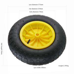 <span class=keywords><strong>2025</strong></span> HKT Offre Spéciale 14 pouces 3.50-8 roue pneumatique capacité de charge lourde nouvelle roue de brouette pour une utilisation large - Product Image 5