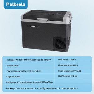 Portable 40L 12V/24V AC 110-220V APP Control Compressor Low Power LED Display Camping Outdoor Dual Zone Car Refrigerator - Product Image 6