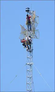 Bestselling 20-60m 3 pernas auto-apoio comunicação torre torre de comunicação telefone celular