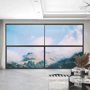 Fenêtres coulissantes en bois et aluminium de première classe avec panneaux à double vitrage Fenêtre coulissante vers le haut pour l'esthétique de la maison - Product Image 1