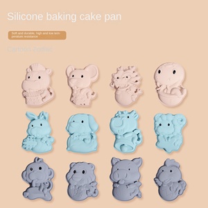 New Silicone Cartoon Zodiac Animals Soft & Durable Heat Resistant Oven Safe <b>Cake</b> <b>Mold</b> Kitchen Baking Plate Mousse Pudding DIY - Product Image 2