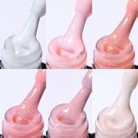 Caiyun Échantillons Gratuits Vernis à Ongles Nude Soak Off UV/LED Longue Durée Haute Viscosité Base Coat en Caoutchouc