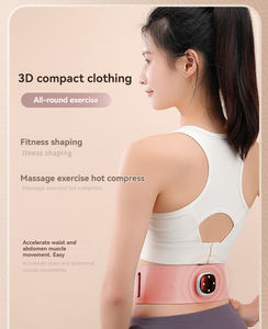 حزام تدفئة كهربائي لاسلكي للبطن مع وظيفة التدليك قابل لإعادة الشحن لتشكيل الجسم وتدريب الخصر - Product Image 4