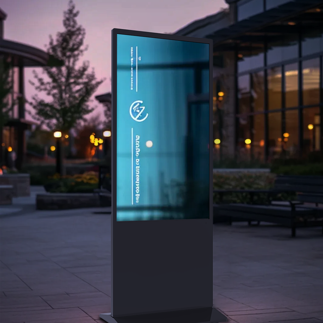 Floor Standing Touch Screen Advertising Software All in One PC Kiosk Advertising Display