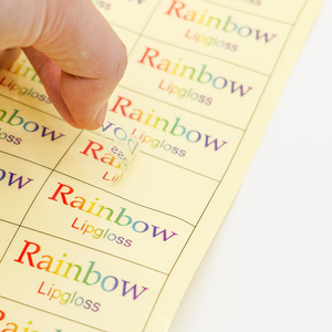 Custom Printing Transparent Pvc Mini Kiss Cut Waterproof <b>Stickers</b> logo Transparent Mini logo <b>Sticker</b> Mini Transparent <b>Sticker</b> - Product Image 1
