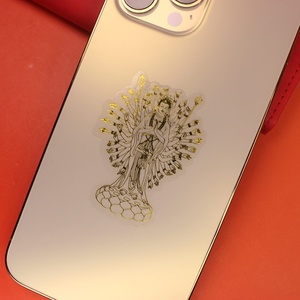 Nuovi Adesivi per Cellulari con Dei Guardiani dello Zodiaco Cinese in Plastica Dorata, Vendita all'Ingrosso - Product Image 1