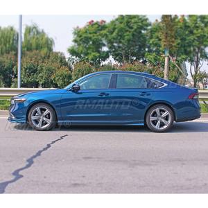 Pour Honda Accord 11e génération 2023-2024 Kit carrosserie Jupes latérales style sport aspect fibre de carbone Accessoires auto - Product Image 4
