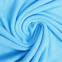 Tissu de serviette à capuche en microfibre de coton bambou pour le bain des bébés au toucher lisse vente en gros