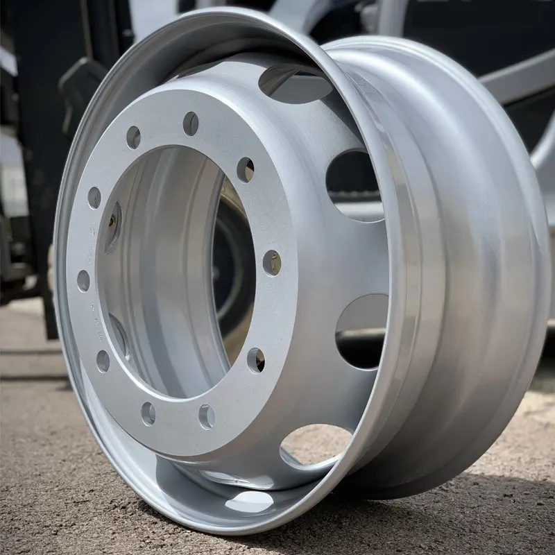 Pelek roda baja 22.5x11.75 untuk truk tugas berat