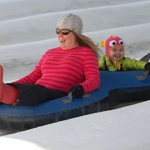 35 inç toptan şişme kar kızağı dayanıklı kış kayak tüpleri iyi Snowtube yetişkinler için