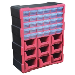 QS Wholesale High Quality Storage Plastic Drawer <strong>Bins</strong> Plastic Spare Parts Warehouse <strong>Large</strong> Small <strong>Bins</strong> for Sale Stacking Storage - Product Image 3