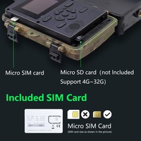 4G LTE SMTP FTP MMS GPS Cámara de caza 1080P APP 4G Celular Inalámbrico Vida silvestre Cámara PR804LTE