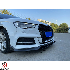 Venta al por mayor <span class=keywords><strong>RS3</strong></span> sobre estilo de carbono labio delantero para <span class=keywords><strong>AUDI</strong></span> <span class=keywords><strong>A3</strong></span> sedán S-línea 2017-2020 - Product Image 5