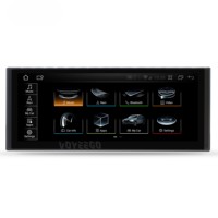 12.3 Inch IPS Android 14.0 Pemutar CD GPS CarPlay WiFi Kartu SD untuk Audi Q7 2010-4GB RAM 64GB ROM Pengganti Dudukan Dashboard