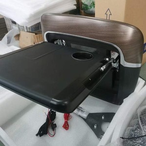 Table pliante pour siège arrière de voiture pour <span class=keywords><strong>Mercedes</strong></span> Benz Vito W447 2014-2024, capacité de charge de 5 kg avec porte-gobelet, installation facile, accessoire MPV - Product Image 2