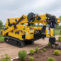 Grúa Araña RST L-686 de 9 Toneladas, Diésel, con Certificación CE, Hidráulica, Telescópica, 360° °   Plataforma Giratoria para Estructuras de Acero