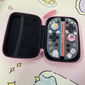 Sac d'accessoires de jeu universel imperméable en EVA pour OLED Joy-Con, étui de rangement portable détachable, mini étui - Product Image 4