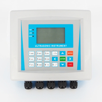 Aice Tech Split Type Remote Digital Display Non Contact Ultrasonic Fuel Oil Tank Level Meter Gauge Water Level Sensor