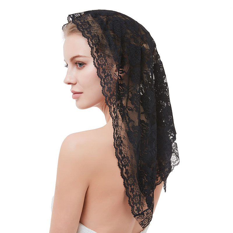 Women s Mantilla Lace Catholic Veil