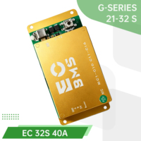Batería Externa Inteligente de 24V con Sistema de Equilibrio Rápido, BMS 40A 21S-32S con APP BT, RS485, CAN, LiFePO4, Li-ion 18650, Revestimiento Conformal