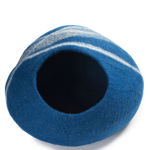 <span class=keywords><strong>Lana</strong></span> de Merino de cueva de gato grueso azul <span class=keywords><strong>marino</strong></span> gato kennel color personalizado y tamaño - Product Image 3
