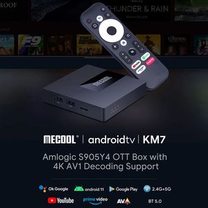 <span class=keywords><strong>Mecool</strong></span> <span class=keywords><strong>KM7</strong></span> Amlogic S905Y4 ATV caja LPDDR4 <span class=keywords><strong>Android</strong></span> <span class=keywords><strong>11</strong></span> 4GB 64GB Dual WIFI GoogleCertified 2G 16G Youtube 4K Set Top Box - Product Image 2