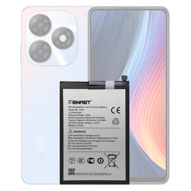 BL-49SI 5000mAh Itel Mobile Phone Batteries for P55 5G/S25 ULTRAVS25 Rechargeable Batteries