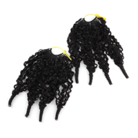 AHVAST Factory Direct Cheveux bouclés birmans Miracle Knots pour crochet, mèches pré-séparées, cheveux humains vierges, tresses au crochet style bohème