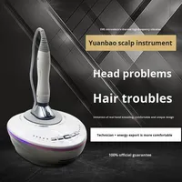Masseur de cuir chevelu électrique Yuanbao, portable, en ABS, batterie rechargeable, prise JP, étanche, pour la maison et les salons de beauté