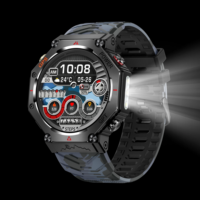 Jam Tangan Pintar Olahraga Luar Ruangan GPS Layar TFT OEM, Jam Tangan Pintar Kebugaran, Jam Tangan Pintar Kesehatan dengan Fitur Panggilan untuk Pria