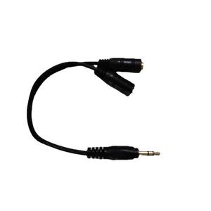 Adaptateur audio 3,5 mm un-vers-deux femelle pour casque, <span class=keywords><strong>extension</strong></span> de <span class=keywords><strong>division</strong></span> de fréquence, coupleur 1 mâle 2 femelles pour microphone et téléphone - Product Image 4