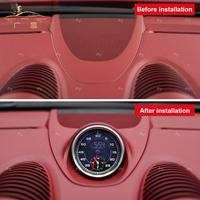 Konsol jam Speedometer, untuk Porsche 2016-2023 718 Cayman Boxster Tuning dasbor listrik dalam warna hitam merah putih kuning"