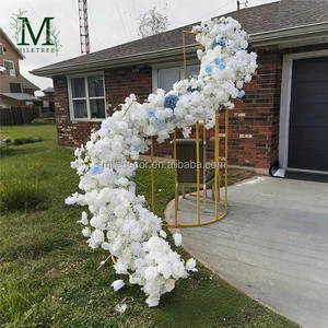 Arche <span class=keywords><strong>de</strong></span> mariage en métal <span class=keywords><strong>de</strong></span> haute qualité, cadre en spirale doré, grand support <span class=keywords><strong>de</strong></span> toile <span class=keywords><strong>de</strong></span> fond incurvé pour cérémonie, fête, événement, décoration <span class=keywords><strong>de</strong></span> scène - Product Image 1