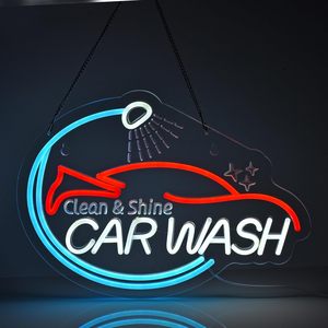 Car Wash Letreros Neon LED dimmable USB powered ambient <b>light</b> store <b>window</b> decoration <b>light</b> street indicator <b>light</b> Customized 5v - Product Image 6