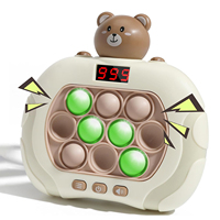 Console de jeu Montessori en plastique à 999 niveaux, machine à bulles, jouet éducatif sensoriel anti-stress