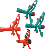 Arroseurs à impact rotatifs en plastique à 360 degrés avec filetage mâle de 1/2 pouce pour l'irrigation agricole