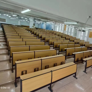 Customized <strong>University</strong> College Furniture <strong>Lecture</strong> Hall Wooden Classroom Auditorium Chair Folding Church Desk and Chair for School