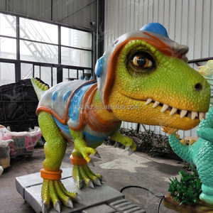 Nueva llegada realista Animatronic dinosaurio que fabrica tamaño real interactivo robótico dinosaurio paseo máquina para <span class=keywords><strong>Centro</strong></span> <span class=keywords><strong>Comercial</strong></span> - Product Image 4