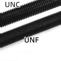 High Performance A193 B7/B7M Full Thread Carbon Steel Black Oxide M16 X 1 Grade 4.8 8.8 10.9 12.9 Threaded Stud Screw Rod