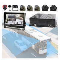 Système de caméra de recul et de sécurité 4G MDVR mobile 10 canaux 8 voies avec moniteur d'écran de voiture 360° pour camion et bus