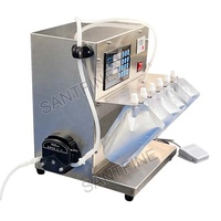 Machines de remplissage et de bouchage semi-automatiques pour sachets doypack à bec verseur, miel, liquide, sauce, pâte, confiture, eau, gelée, shampoing, boisson, jus