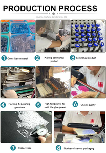 YZ Rubellite gevşek taşlar toptan alev erimiş zümrüt kesim takı taş ayarı için sentetik pembe safir yetiştirmek - Product Image 6